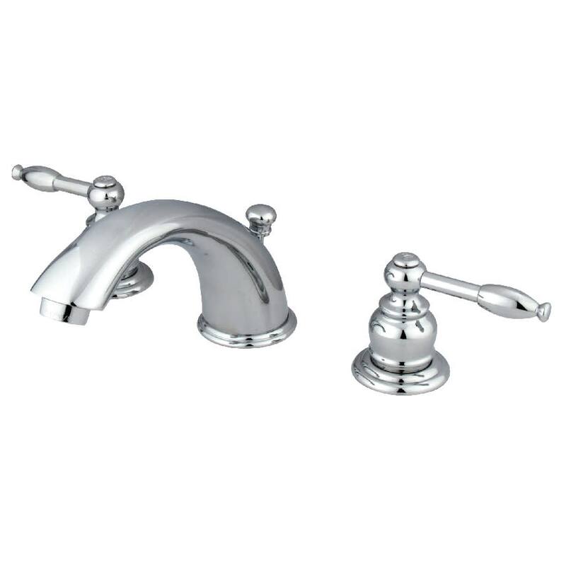Kingston Brass Magellan Widespread Bathroom Faucet with Pop-Up Drain - Polished Chrome