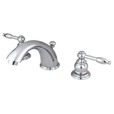 Kingston Brass Magellan Widespread Bathroom Faucet with Pop-Up Drain