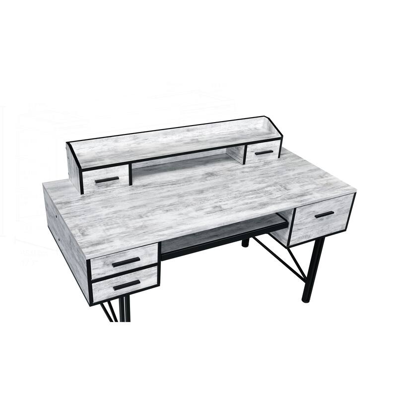 Versatile Computer Desk with Multiple Storage Options