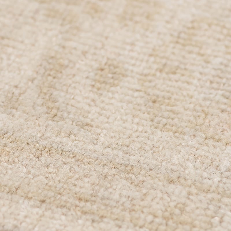Ainsley Hand-Knotted 6x9 Bordered Wool Viscose Area Rug - 6' x 9'