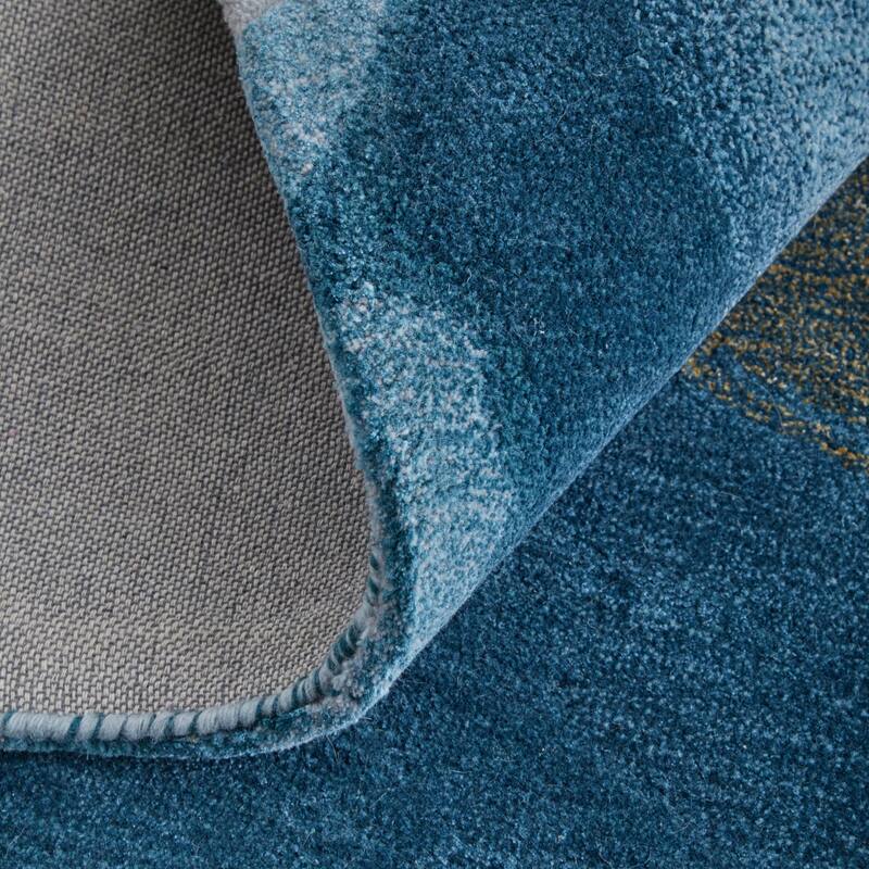 HomeRoots Abstract Bohemian Rectangle Area Rug