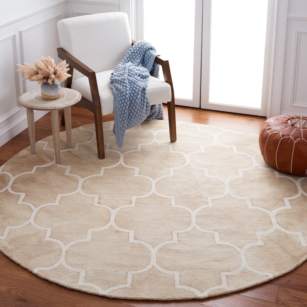 SAFAVIEH Dip Dye Anasthasie Hand-tufted Wool Geometric Area Rug