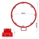 preview thumbnail 7 of 5, Outdoor Basketball Rim with Strong Net for Training and Play