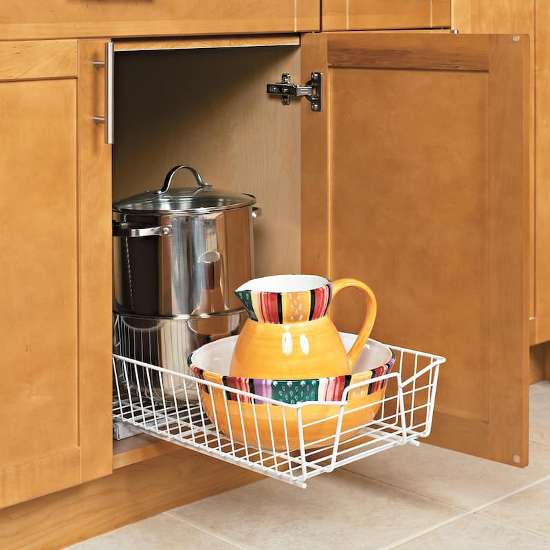 ClosetMaid White Finish 11 in. Pull Out Cabinet Organizer