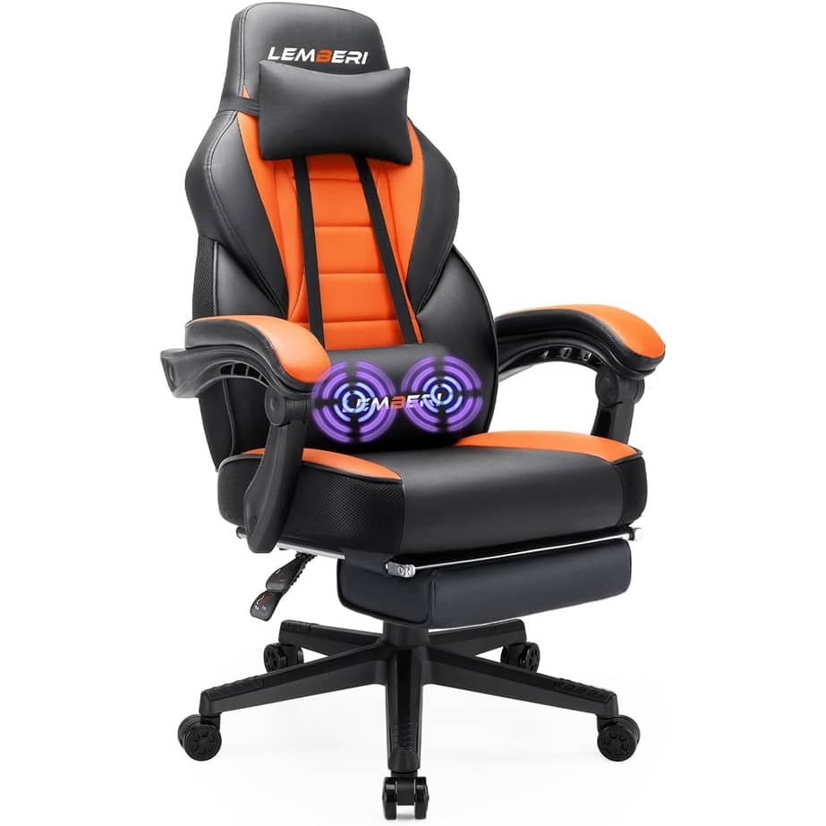 BOSSIN Racing Style Gaming Chair,300 lbs Big and Tall gamer chair High Back Computer Chair