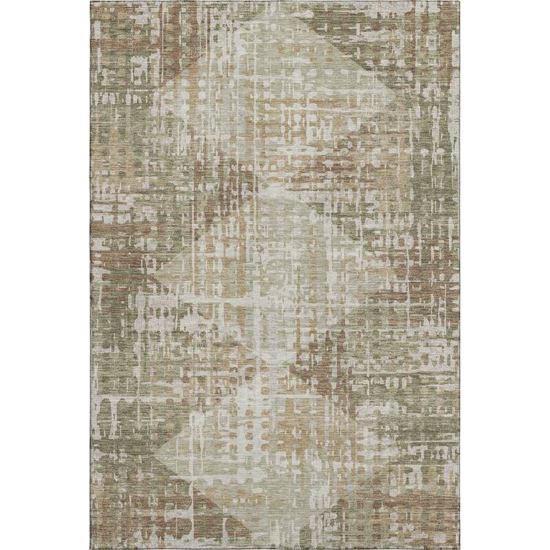 Premium Washable Super Soft Hatch Diamond Mayfield Rug
