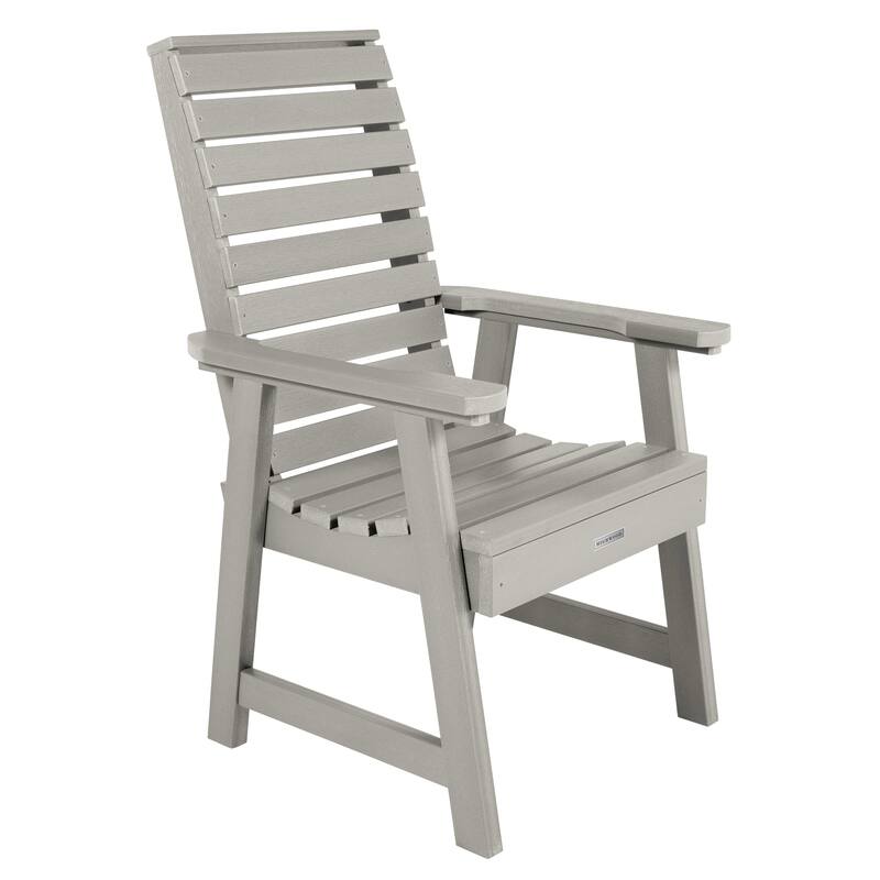 HIGHWOOD Weatherly Dining Height Outdoor Armchair - Harbor Gray