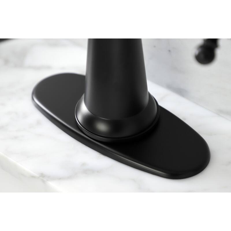 Nautical Single-Handle Bathroom Faucet with Push Pop-Up