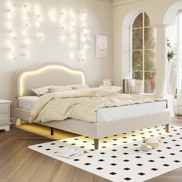 Led lights on the bed store