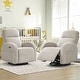 preview thumbnail 3 of 54, Power Swivel Rocker Glider Nursery Recliner with USB Port Set of 2