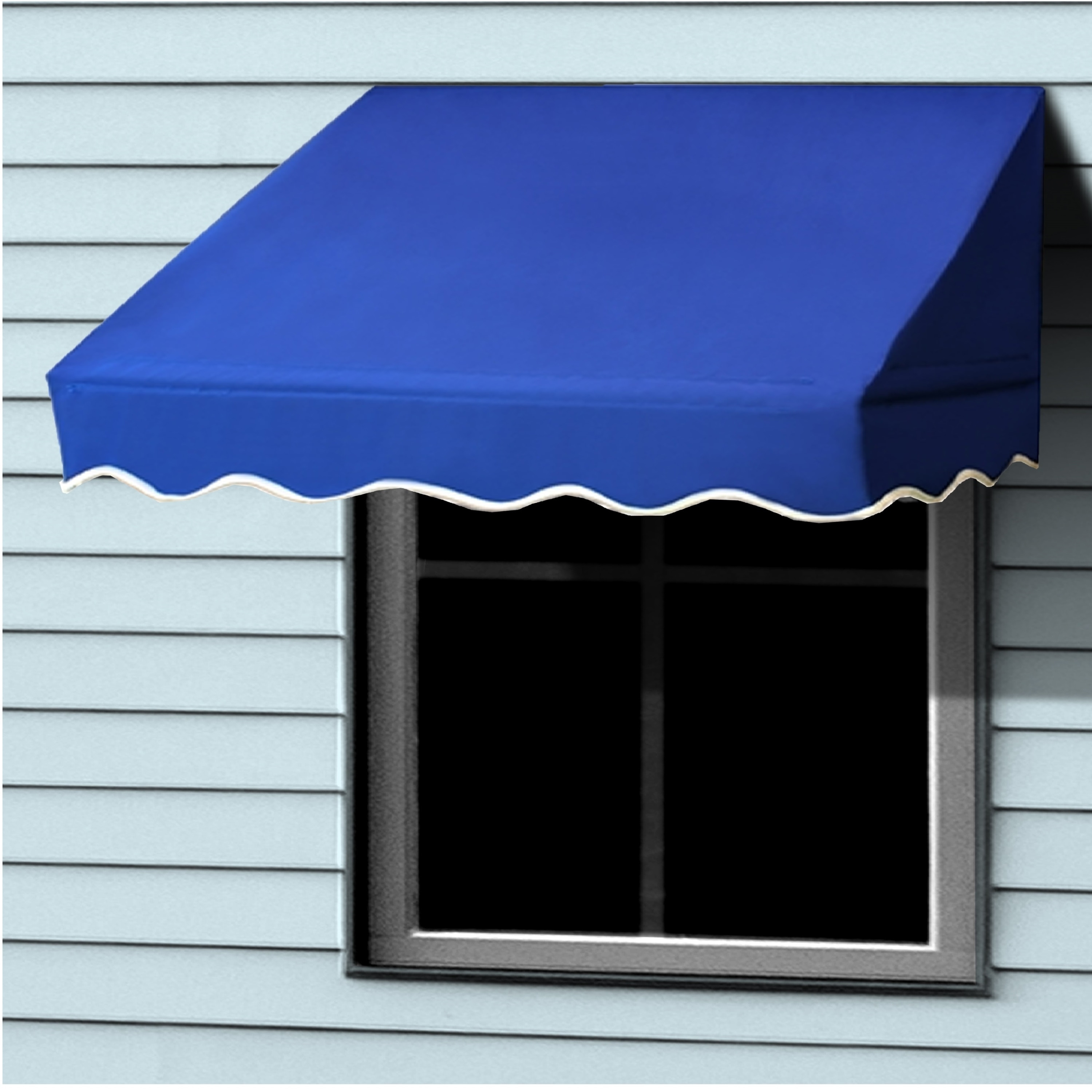 6 feet x 2 feet Blue Aleko Window Awning Door Canopy Decorator Free Ship New 
