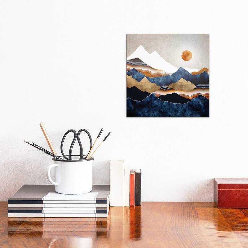iCanvas "Amber Sun" by SpaceFrog Designs Canvas Print - 12x12x0.75