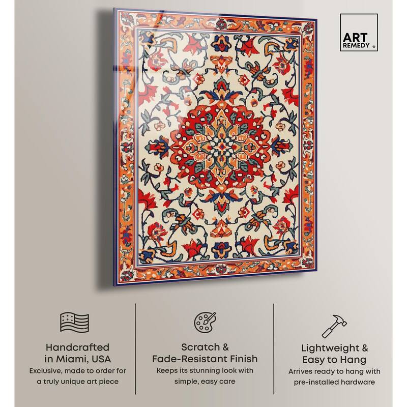 Morrocan Garden II Acrylic by Art Remedy, Ready to Hang