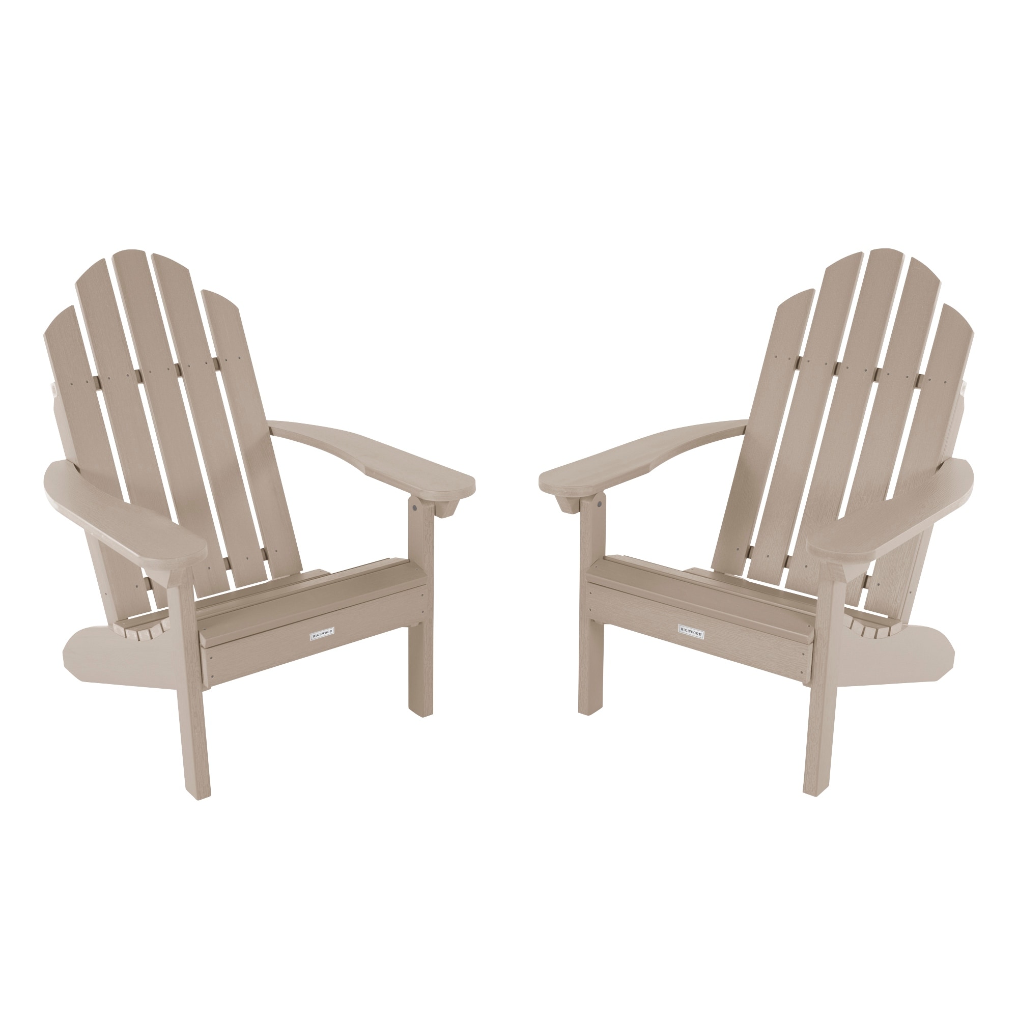 Set of 2 Highwood Classic Westport Adirondack Chairs