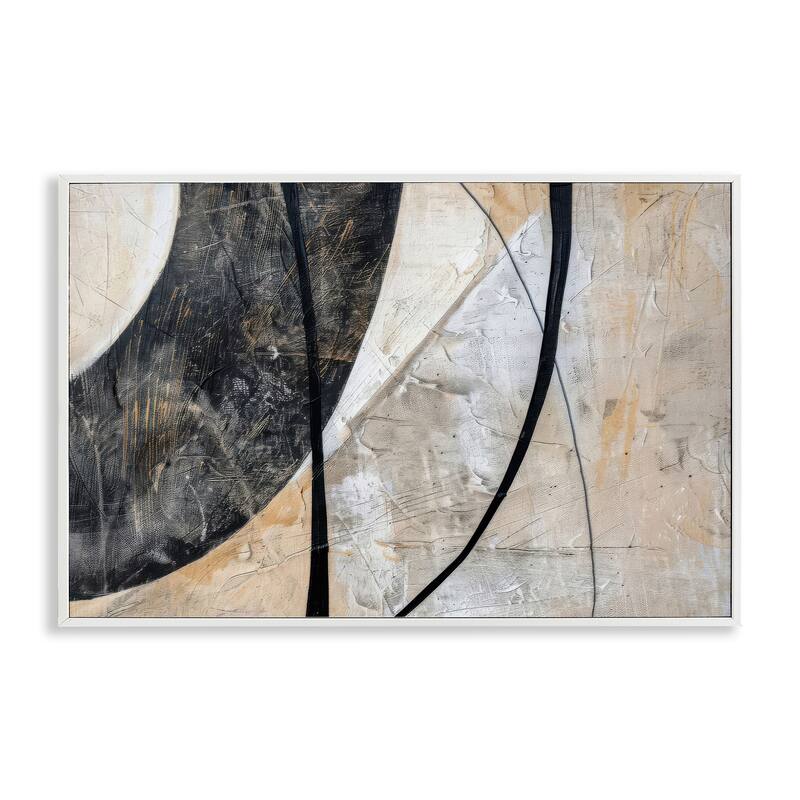 Stupell Arched Urban Abstract Framed Giclee Art Design By LSR Creative Studio - 30 x 20 - White