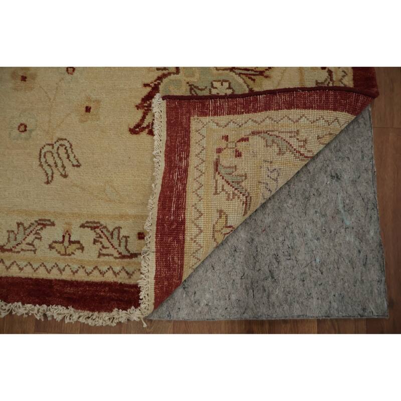 Hand Knotted Oriental 100% Wool Carpet Traditional Floral Oranges & Rust Peshawar Area Rug - 18' 2'' X 11' 8''