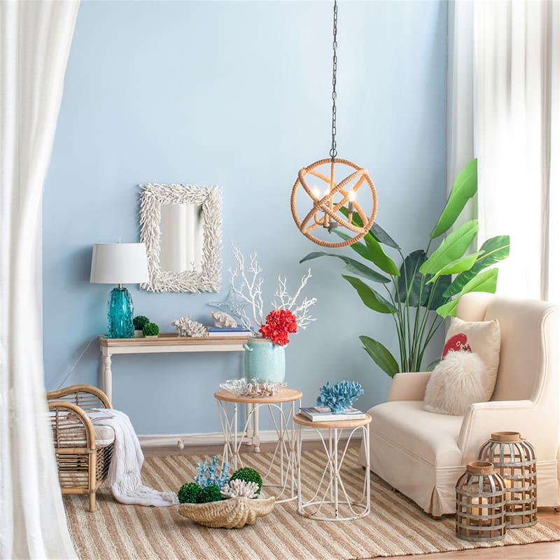 3 Light Farmhouse Chandelier(Bulb Not Included)