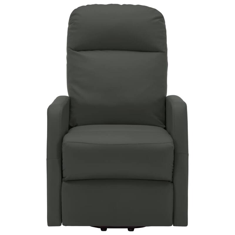 vidaXL Power Lift Recliner Electric Lift Chair for Home Theater Faux Leather - 26" x 35.8" x 42.1"