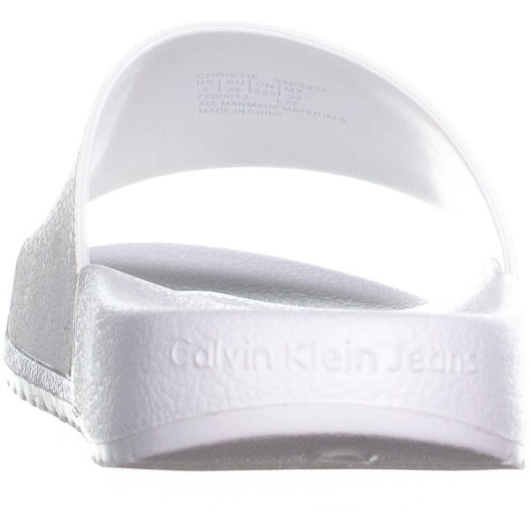calvin klein jelly slides