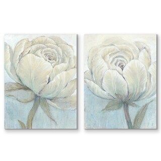 Americanflat 2 Piece 16x20 Wrapped Canvas Set - English Rose by World ...