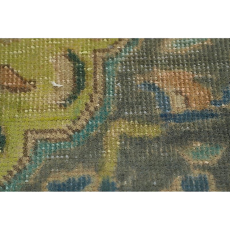 Hand Knotted Oriental 100% Wool Carpet Traditional Medallion Oranges & Rust Tabriz Area Rug - 6' 2'' X 4' 6''