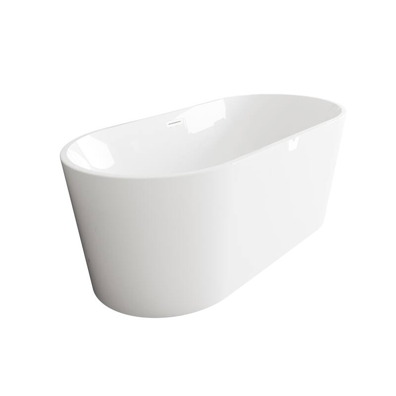 Melisande Bathtub in Glossy White