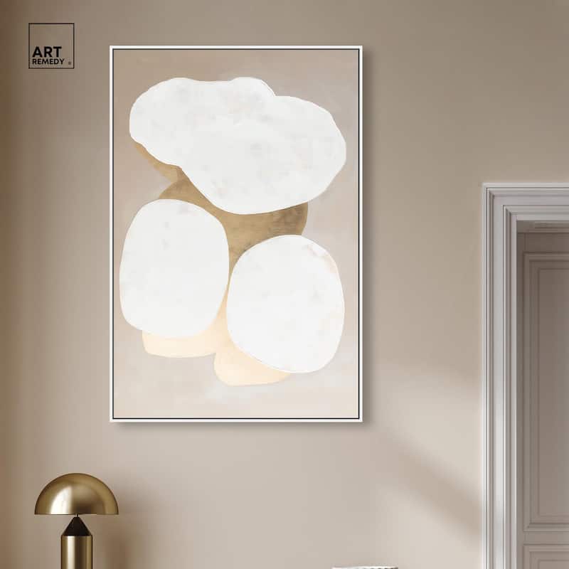 Stacked Stones II Canvas by Art Remedy