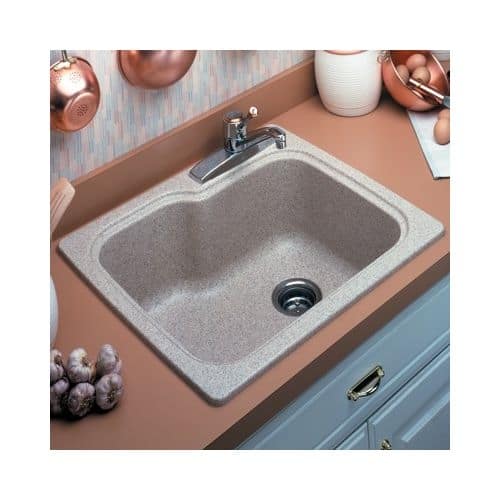Shop Swanstone Kssb 2522 21 Single Basin Drop In Undermount