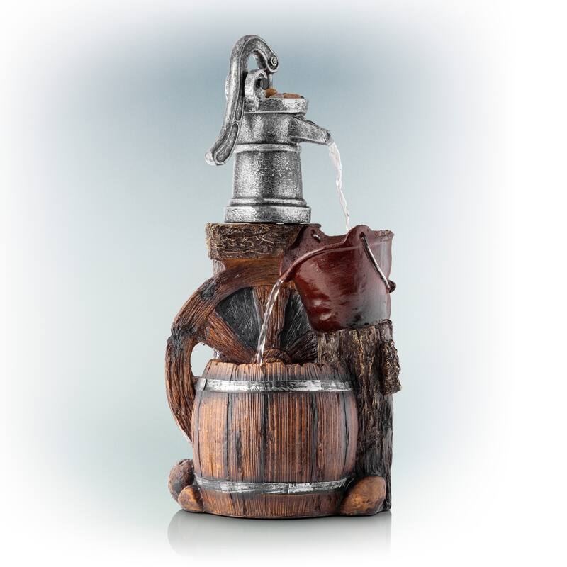 Old Fashion Pump Barrel Fountain