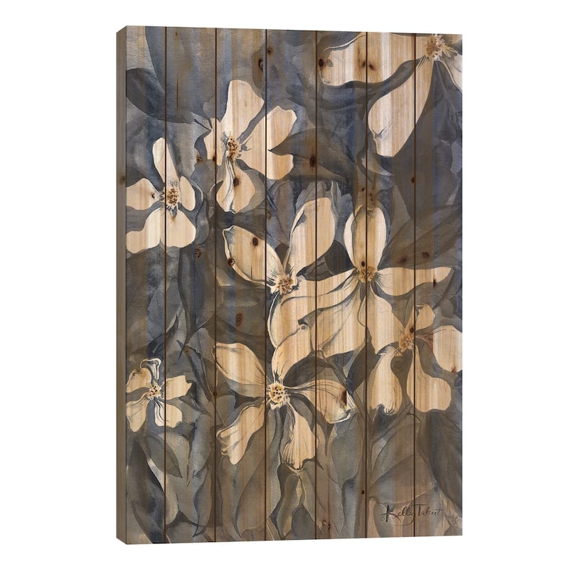 Moonlight Becomes You Print On Wood by Kelley Talent - Multi-Color - 26x18x1.5