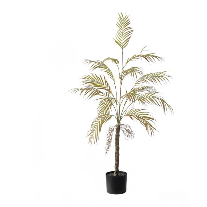 Artificial Palm Tree Tropical Floor Plant in Pot for Home Office Decor