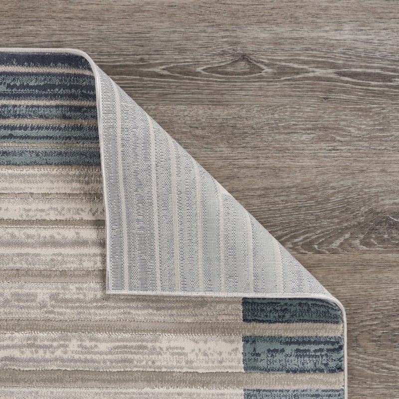 Suti Abstract Area Rug By HomeRoots - 8' Runner