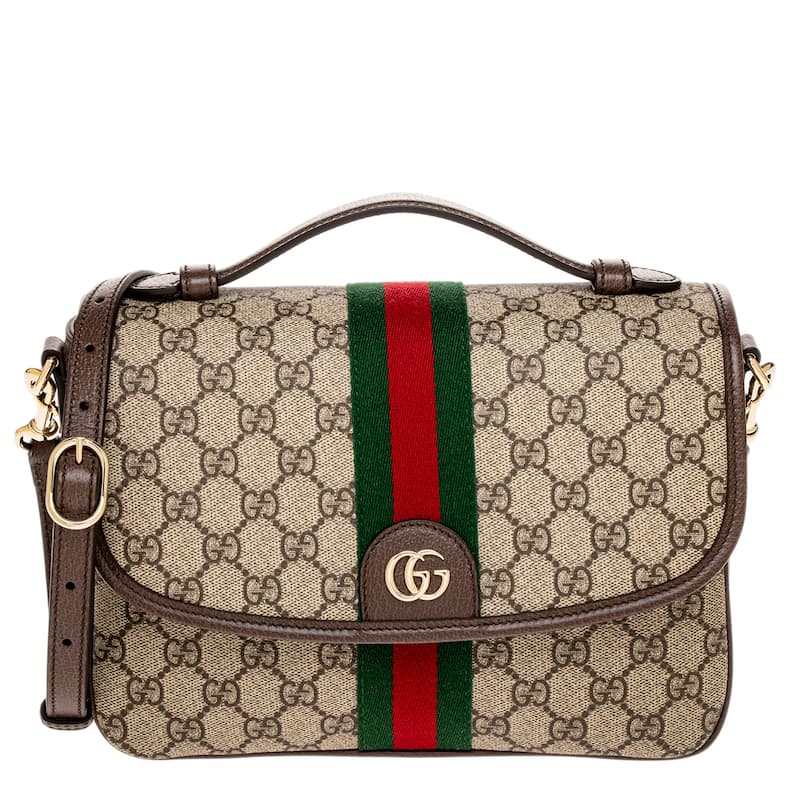 Gucci Men's Ophidia Medium Top Handle Bag - Beige
