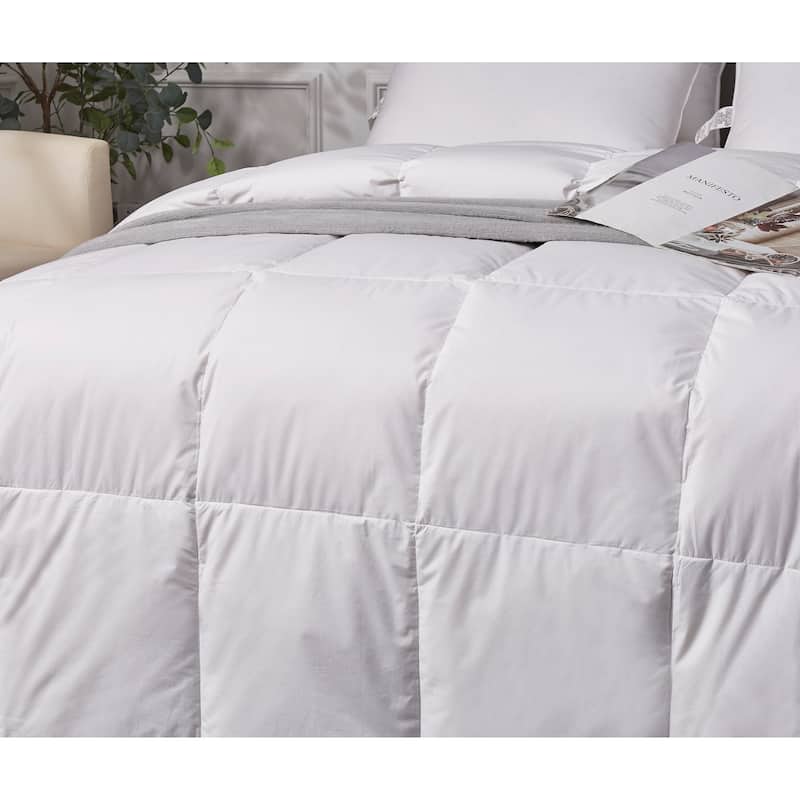 330 Thread Count Extra Warmth White Down Fiber Comforter