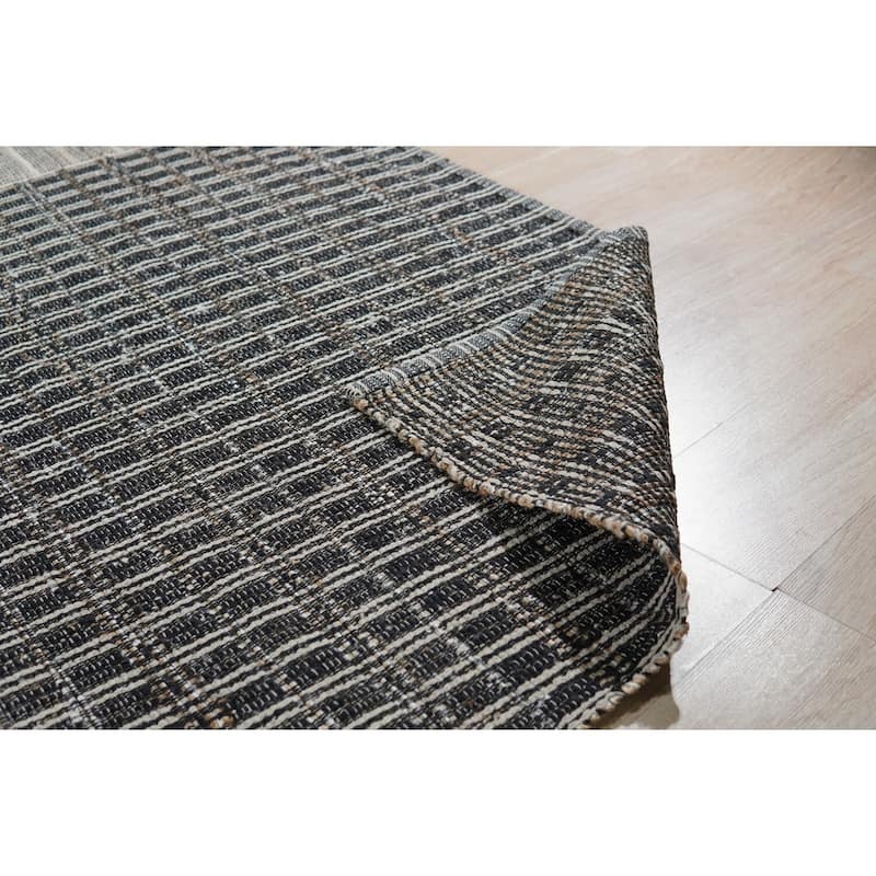 Hand-Knotted Wool Handknotted Rug, 9' x 12', White Area Rug, Stylish Handcrafted Soft Texture for Bedrooms - L