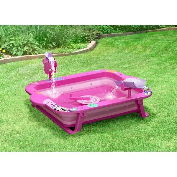 slide 2 of 5, Minnie Mouse Water Activity Table by Delta Children - Collapsible & Portable - Ideal for Travel