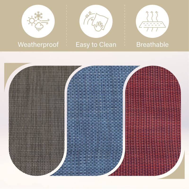 MAISON ARTS Outdoor Dining Set 7/9-Piece with Expandable Rectangular Metal Table and 6/8 Textilene Dining Chairs