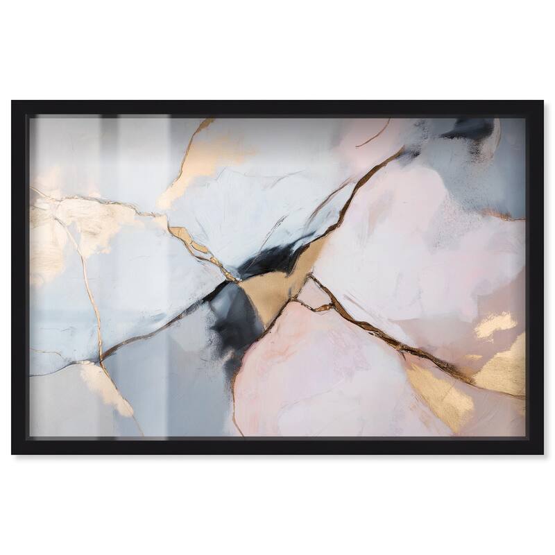 Gilded Veins Shadowbox by Art Remedy - Black - 15" x 10"