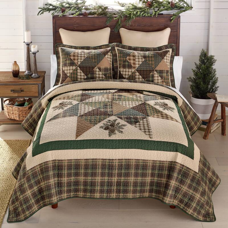 Donna Sharp Pine Star Cotton Pieced Quilt Collection