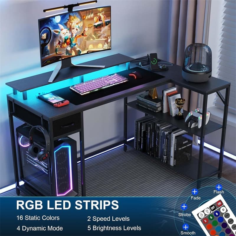 L Shaped Gaming Desk