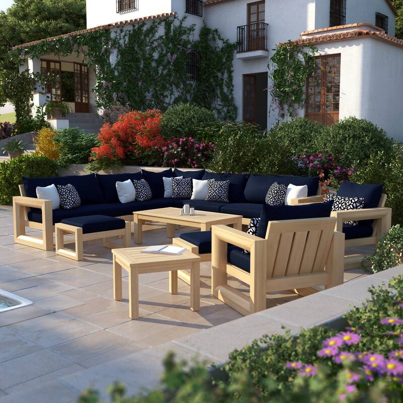 Benson 11 Piece Sunbrella Outdoor Patio Estate Collection