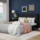 preview thumbnail 7 of 88, AUFANK Upholstered Platform Bed Frame with Headboard Wooden Slats Support Black - Queen