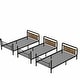 preview thumbnail 7 of 12, Quad Bunk Bed for 4 Kids, Heavy Duty Metal Twin Bunk Bed Frame, Detachable Triple Bunk Bed