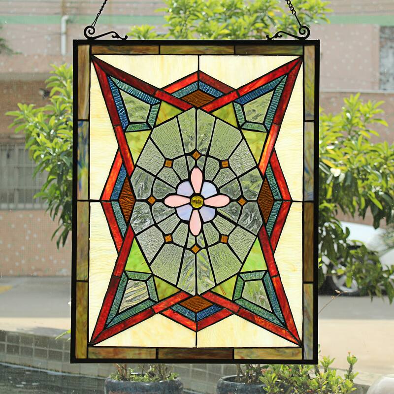 Geometric Design Window Panel/ Suncatcher