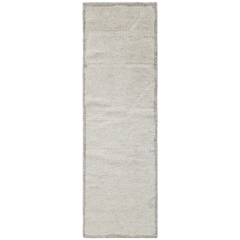 Terra by Obeetee Manali Moroccan Area Rug, Ivory