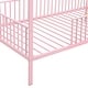 preview thumbnail 27 of 32, Contemporary Mordern Design Twin Size House Platform Bed,Solid Metal Bed with Trundle,Semi-Enclosed Fence