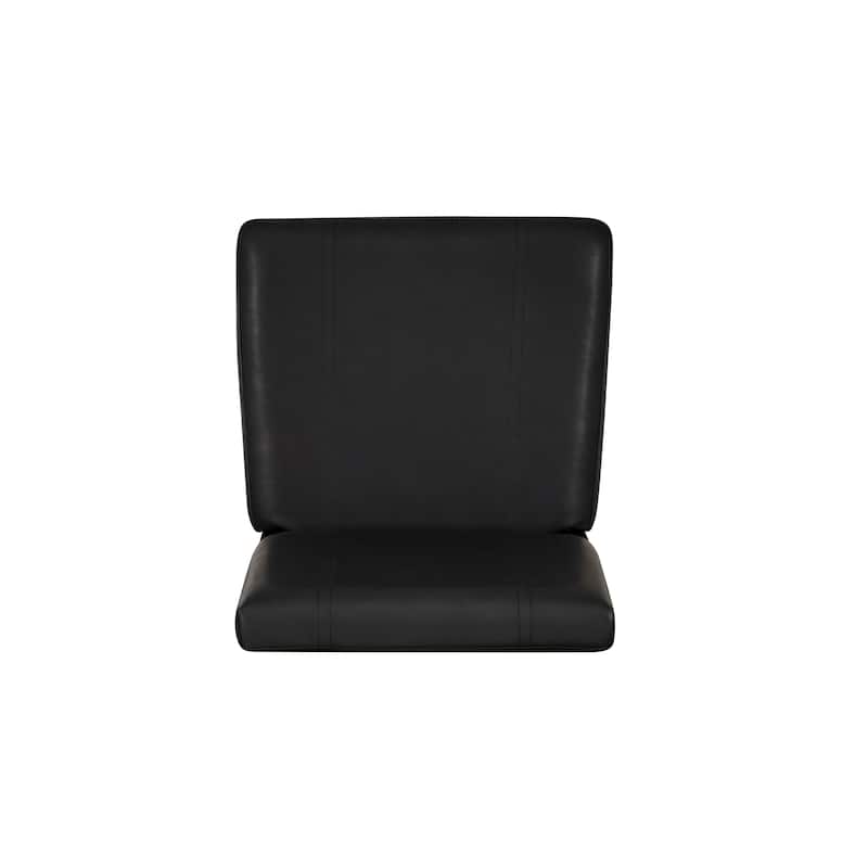 Linon Lombardy Faux Leather and Rubberwood Bar Stool