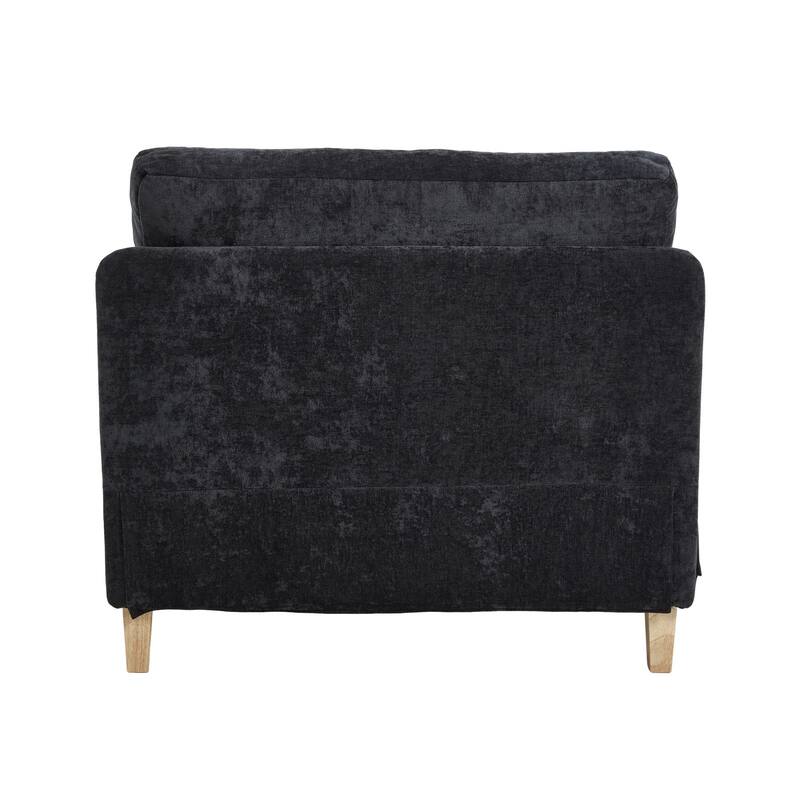 Convertible sofa bed, 3-in-1 convertible with 3 pillows