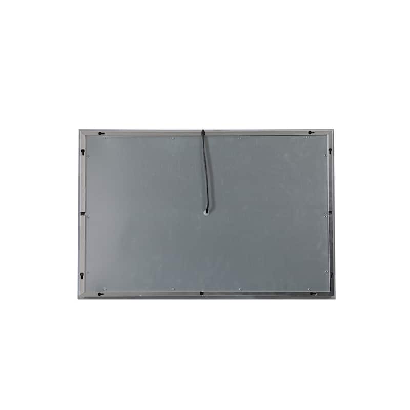 Elegant Lighting Helios 30" x 20" Rectangular Frameless Wall Mounted