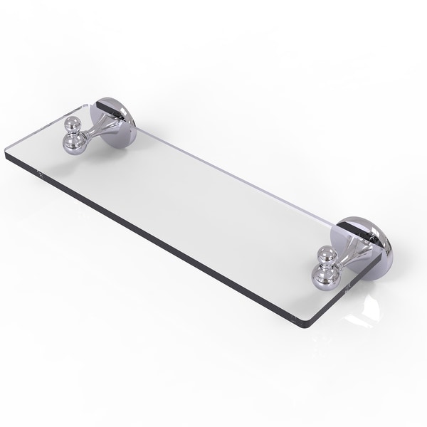 Allied Brass Shadwell Collection Glass Vanity Shelf with Beveled Edges
